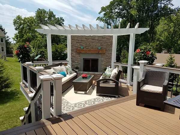 deck fireplace