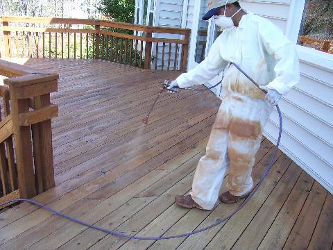 deck staining gaithersburg md