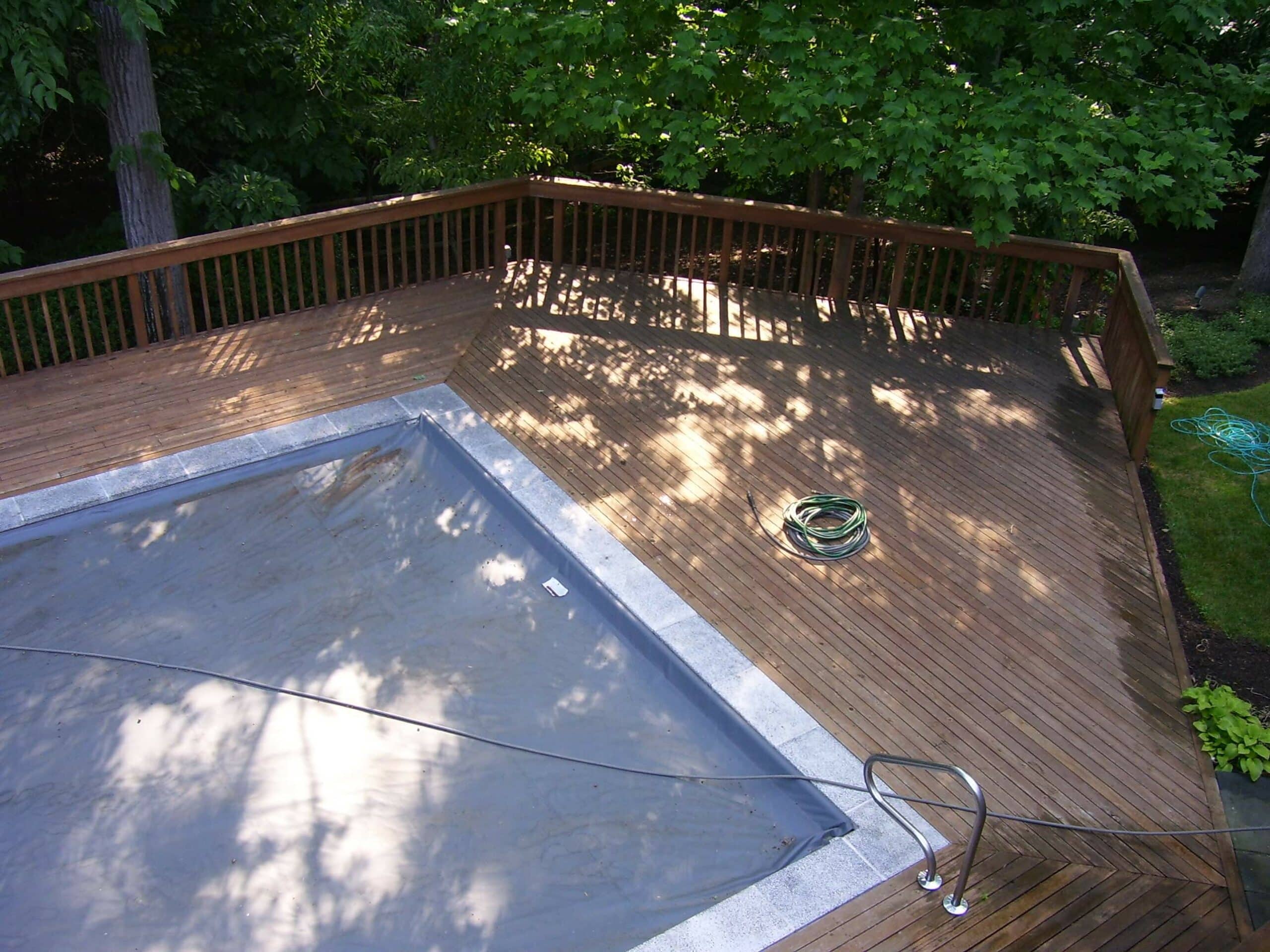 Deck With Fencing