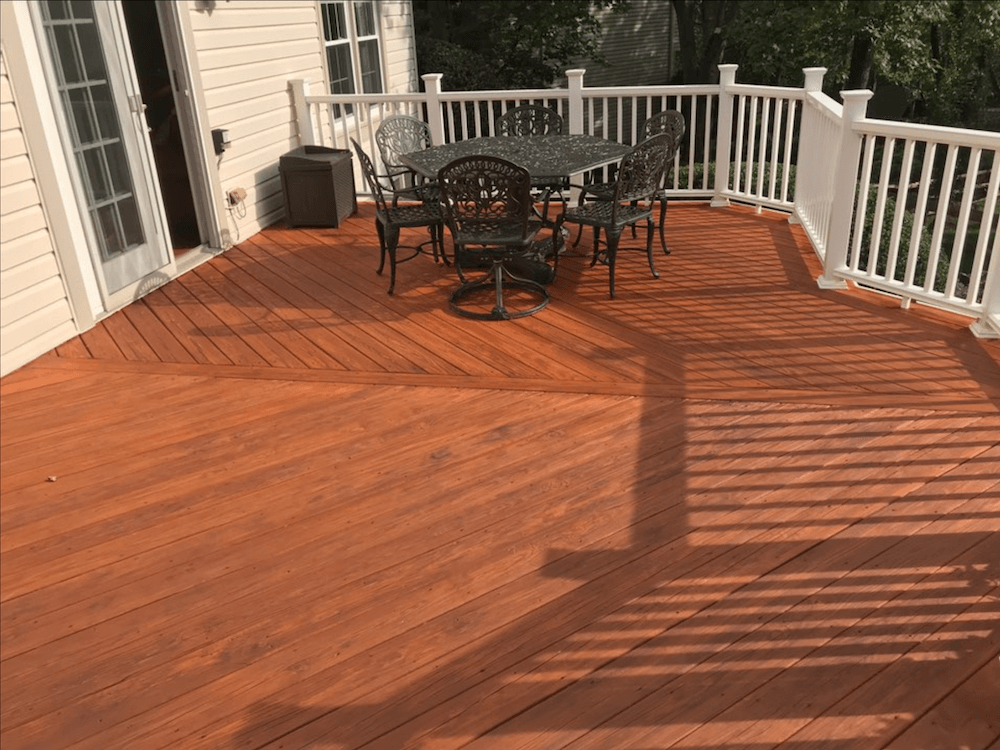 deck Renovation before image