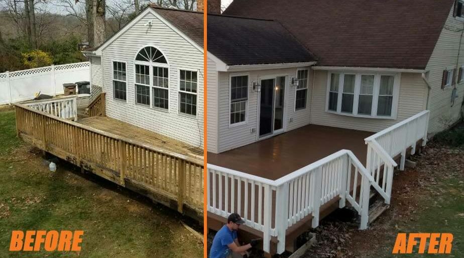 Deck Before and After