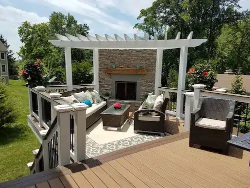 multi-level deck in Maryland by Trudecks