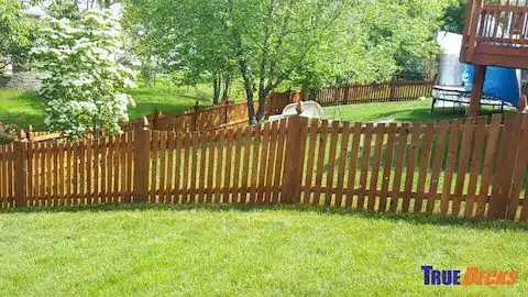 wood fence construction and repair by Truedecks in Maryland