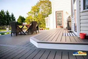 composite wood porch