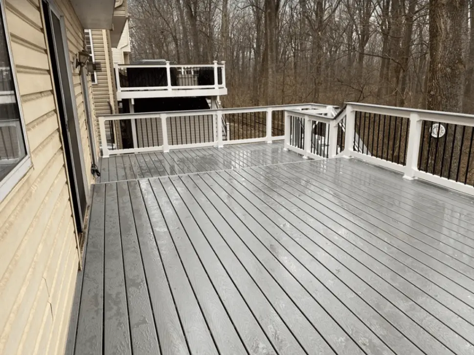 brown trex decking