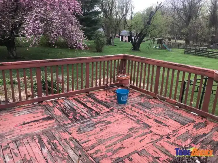 before deck staning