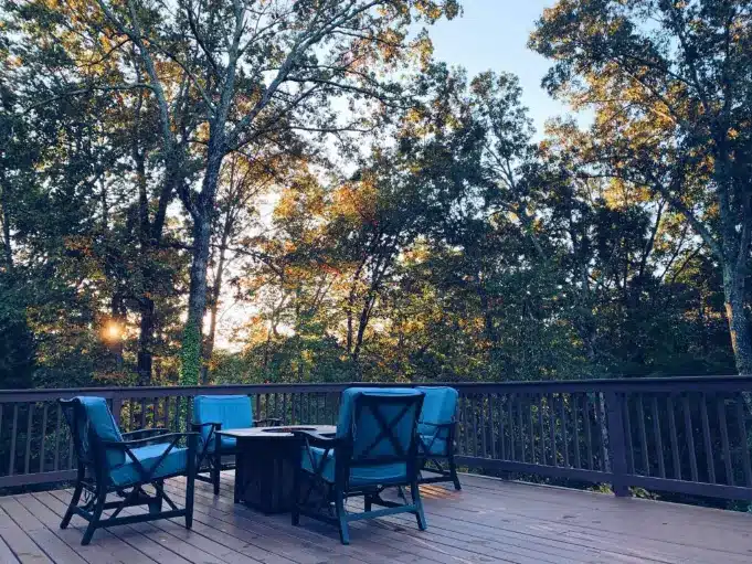 repairing deck
