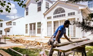 deck construction project in DMV