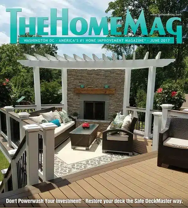The Home Magazine feature of our reston VA deck project
