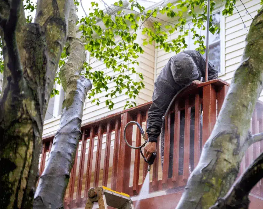 deck cleaning